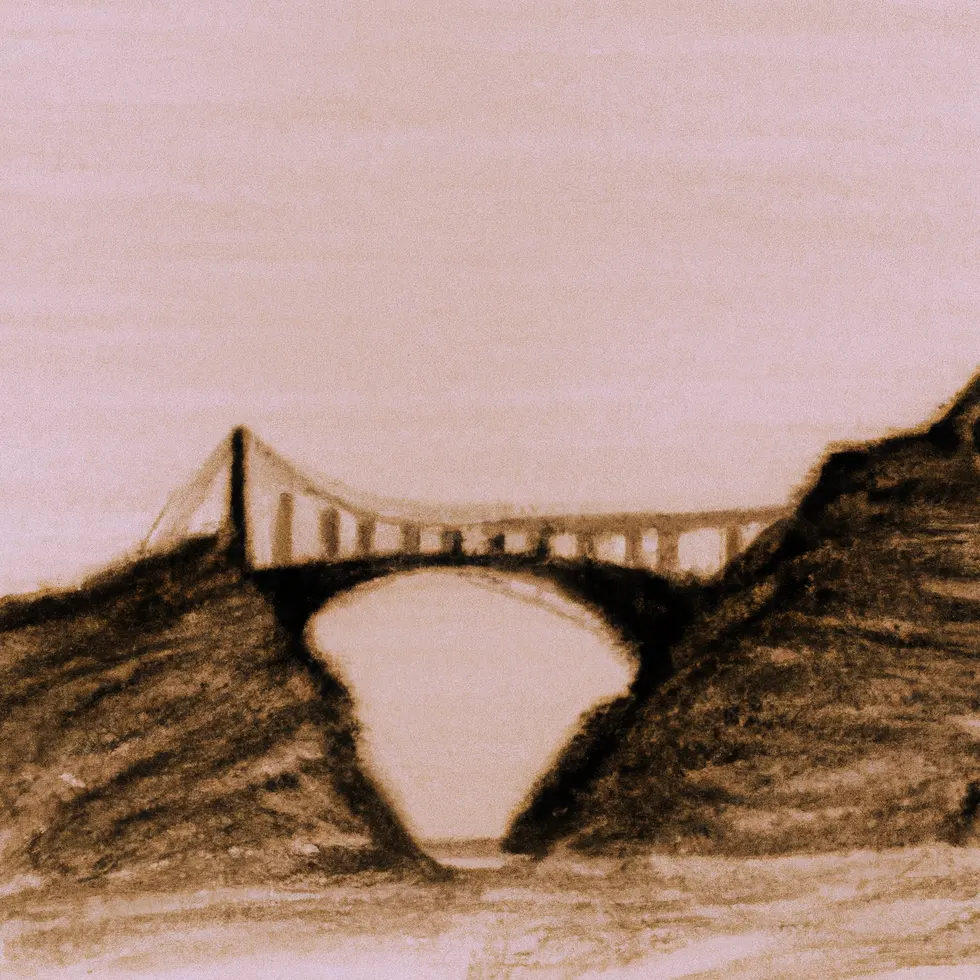 Most u talogu od kafe u šolji