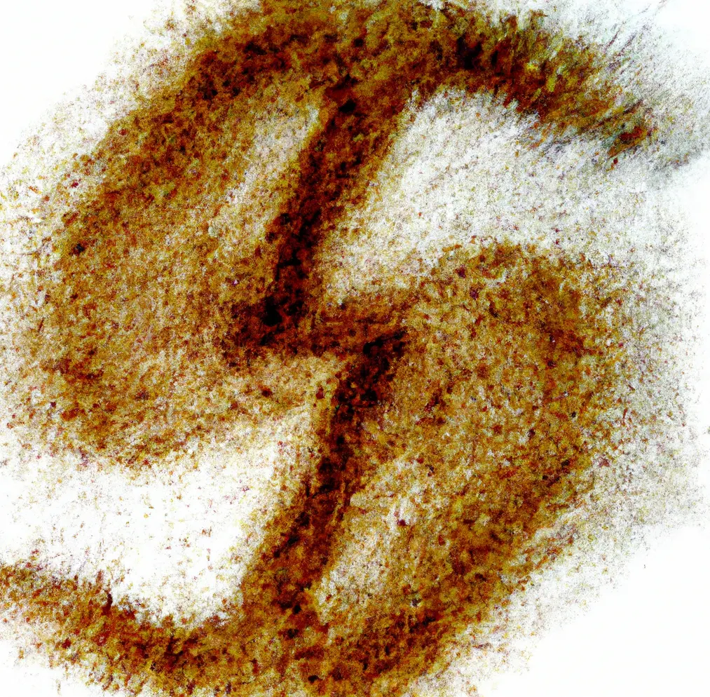 Munja u talogu od kafe u šolji