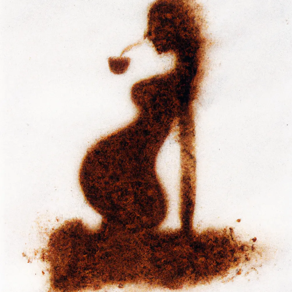 Trudnica u talogu od kafe u šolji