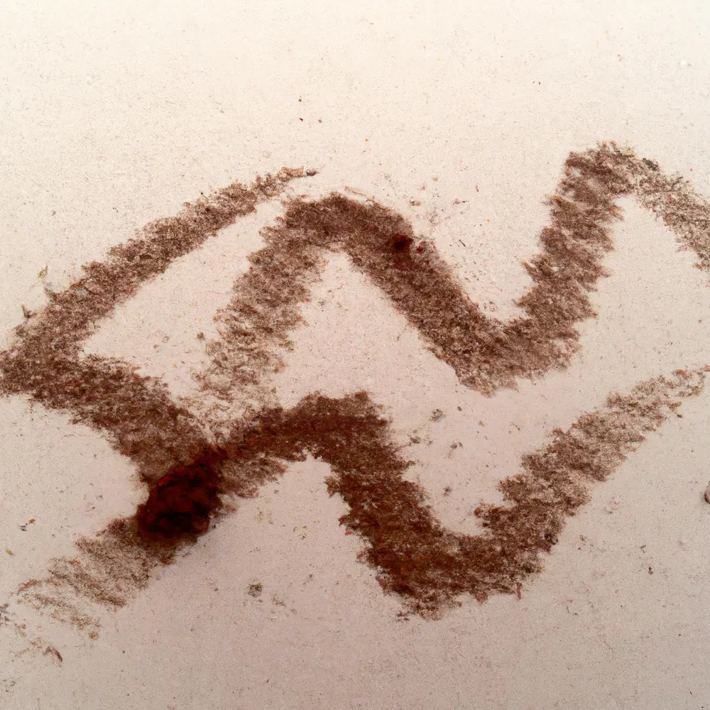 Vatra u talogu od kafe u šolji