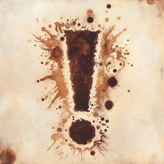 Uzvičnik u šolji kafe – kompletno tumačenje