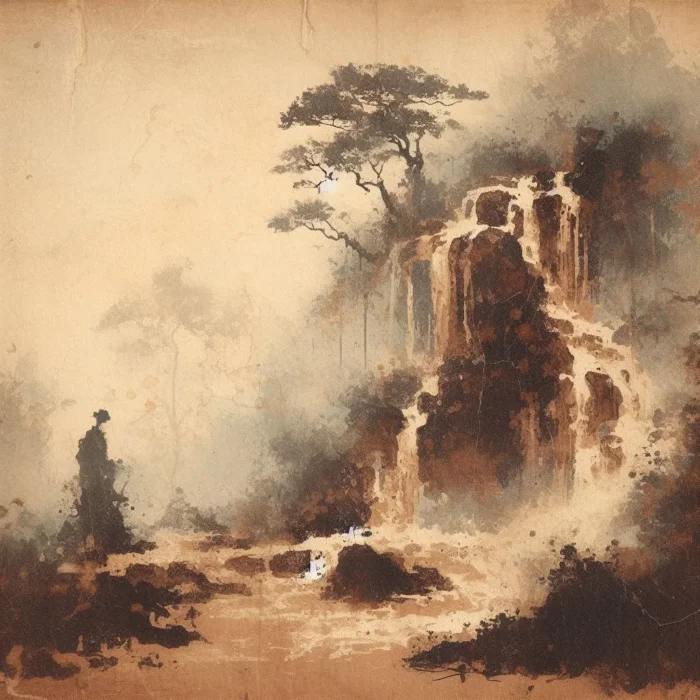 Izvor u šolji kafe – interpretacija i simbolika